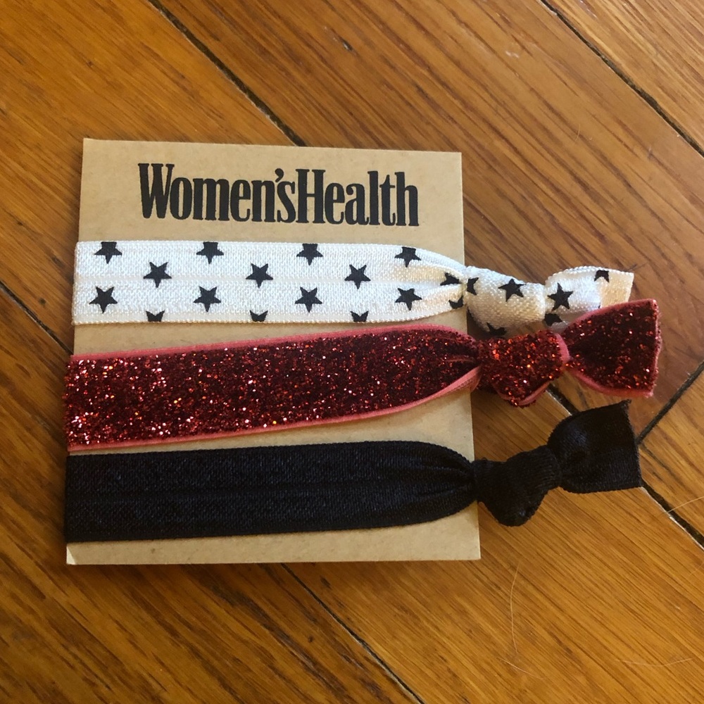Women’s Health Decorative Hair Ties - set of 3